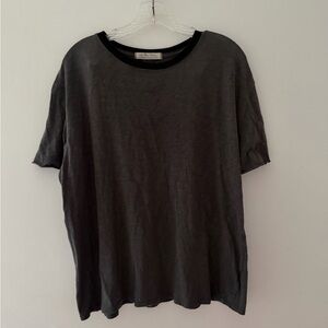 We The Free Dark Gray Short Sleeve Tee